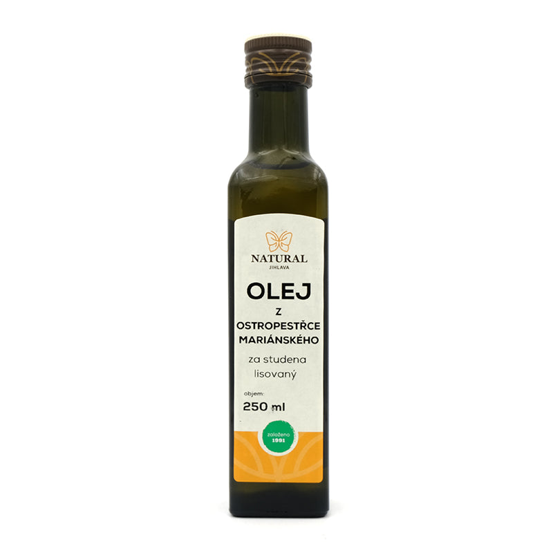 Olej z ostropestreca mariánskeho 250ml Natural Jihlava