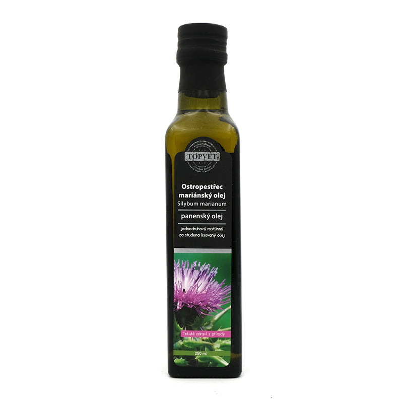 Olej z ostropestreca mariánskeho 250ml Topvet