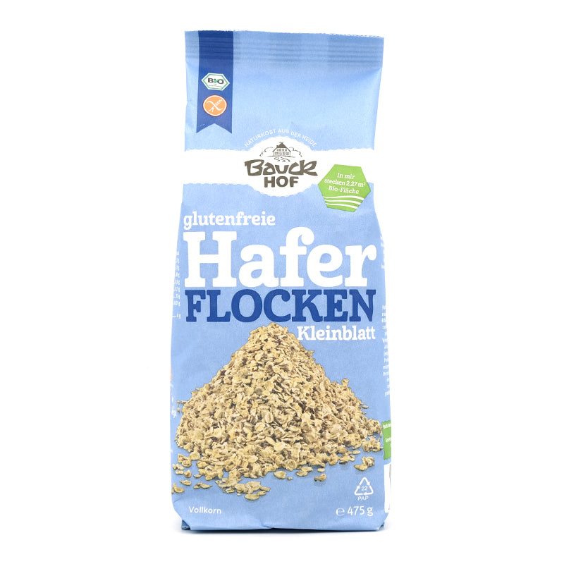 Ovsené bezlepkové vločky malé bio 475g Bauckhof