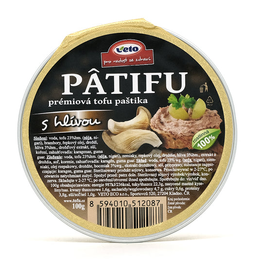 Nátierka Patifu s hlivou 100g Veto