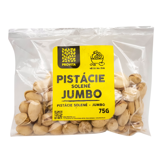 Pistácie celé pražené solené Jumbo 75g Provita