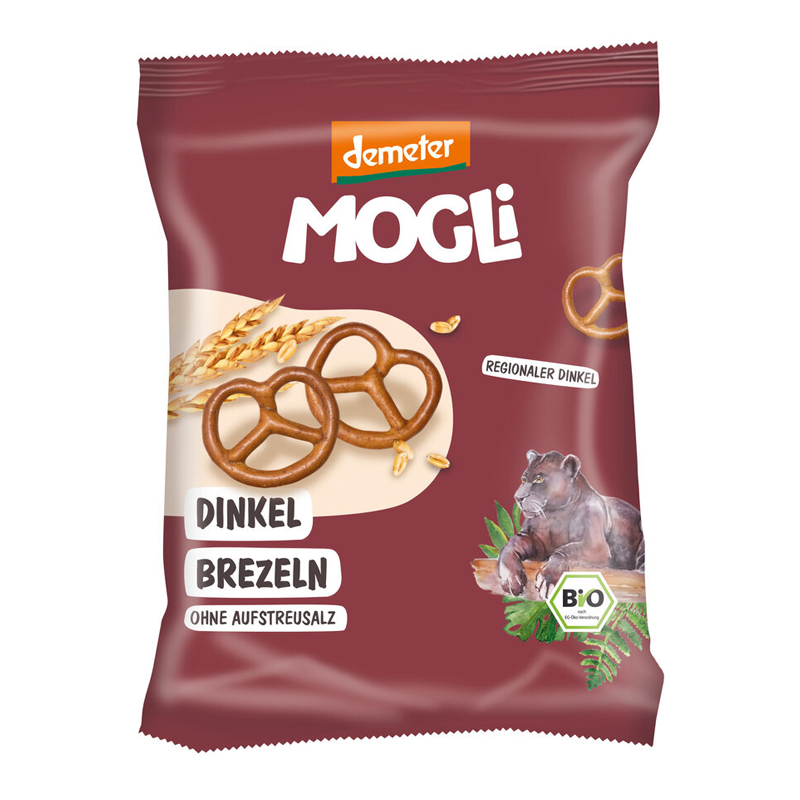 Špaldové mini praclíky bez soli demeter bio 50g Mogli