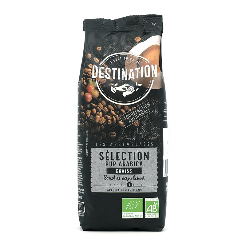 Pražená káva zrnková Selection No 1 arabica bio 250g Destination