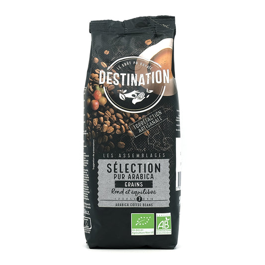Pražená káva zrnková Selection No 1 arabica bio 250g Destination