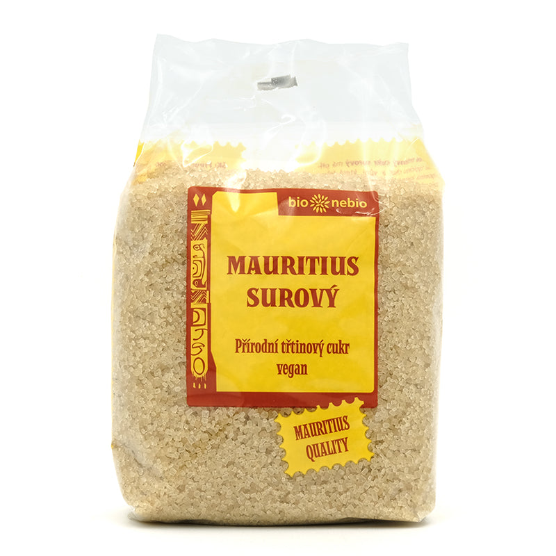 Prírodný trstinový cukor Mauritius 500g Bionebio