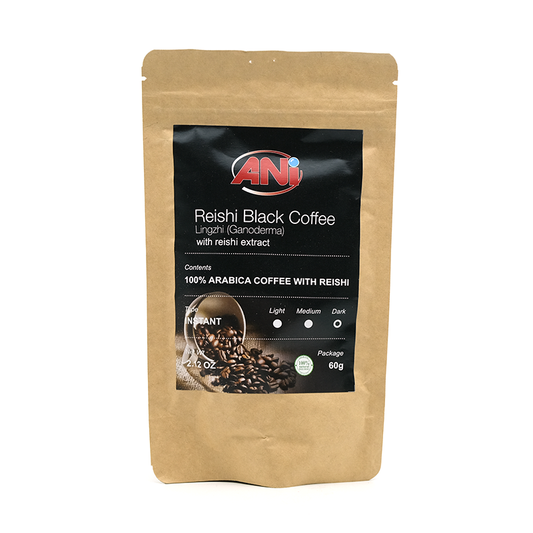 Reishi čierna káva mletá 60g ANi