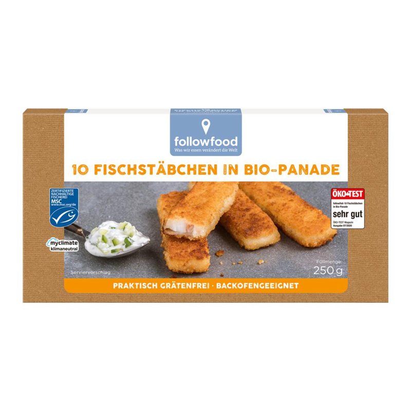 Rybie prsty mrazené 10ks bio 250g Followfish