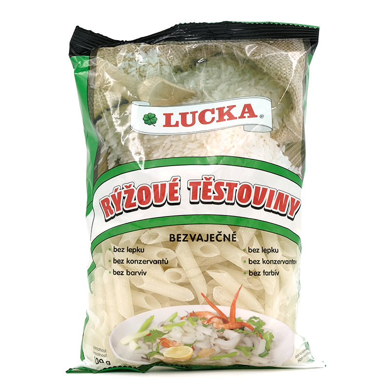 Ryžové penne bezlepkové cestoviny 300g Lucka