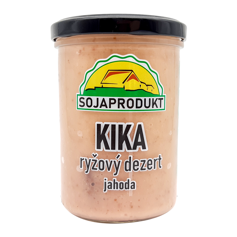 Ryžový dezert Kika jahoda 375g Sojaprodukt