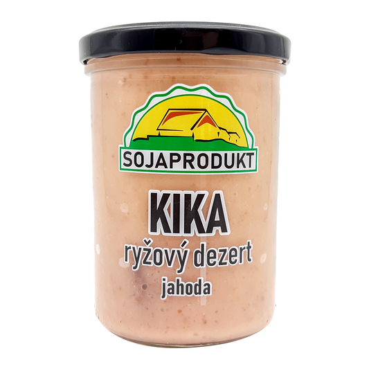 Ryžový dezert Kika jahoda 375g Sojaprodukt