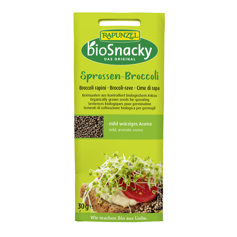 Brokolica semienka na nakličovanie bio 30g bioSnacky
