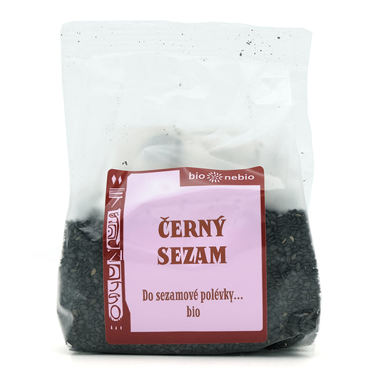 Sezam čierny nelúpaný bio 100g Bionebio