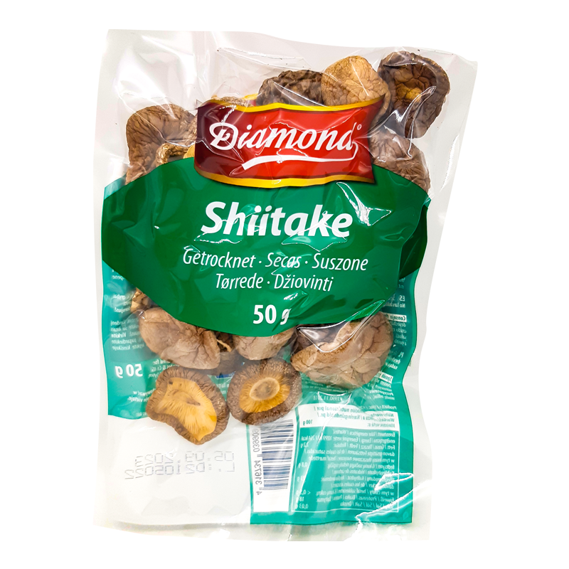 Shiitake sušené huby 50g Diamond