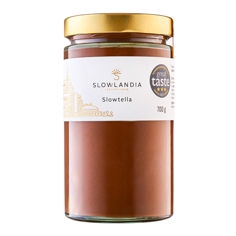 Slowtella lieskovcovo-kakaový krém 700g Slowlandia