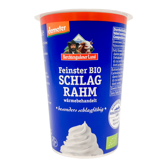 Smotana na šľahanie 32% demeter bio 200g Berchtesgadener Land
