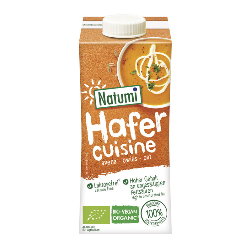 Ovsená náhrada smotany Cuisine bio 200ml Natumi
