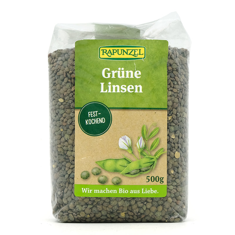 Šošovica zelená bio 500g Rapunzel