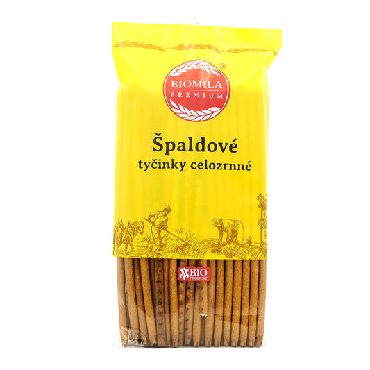 Špaldové tyčinky celozrnné bio 150g Biomila
