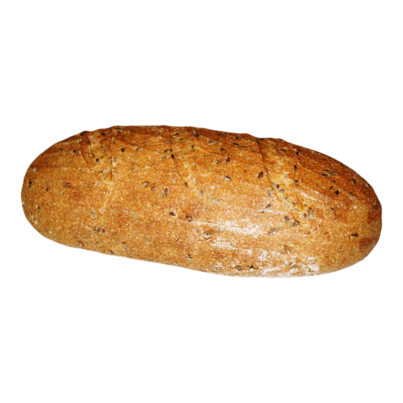 Špaldový celozrnný kváskový chlieb s ľanom vegan bio 500g Biopekáreň