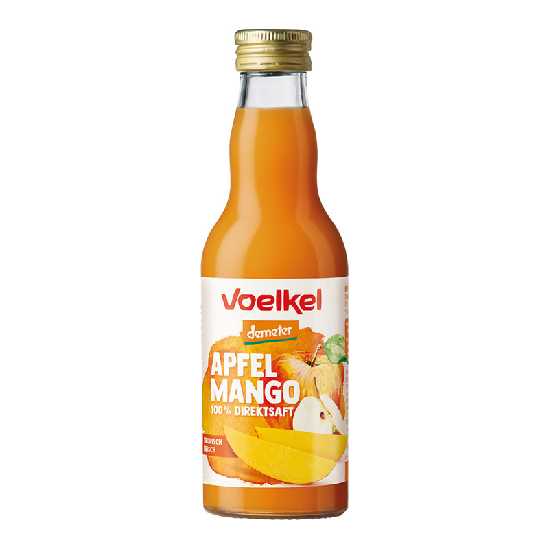 Šťava jablko, mango demeter bio 200ml Voelkel