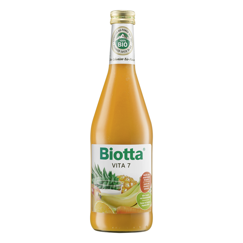 Šťava ovocno-zeleninová Vita 7 bio 500ml Biotta