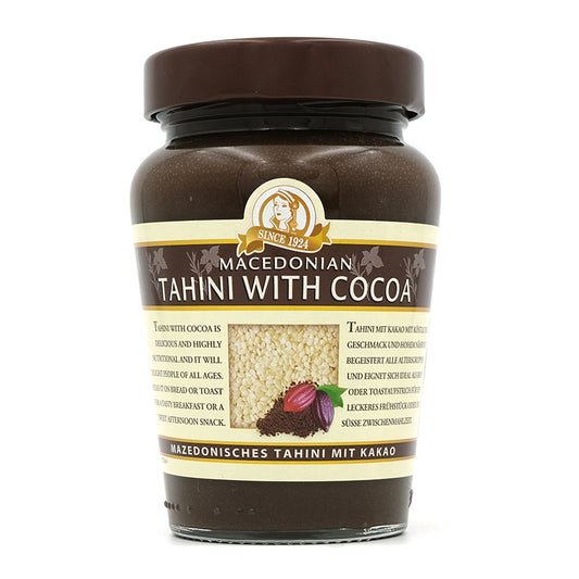 Tahini macedónske s kakaom 360g Haitoglou