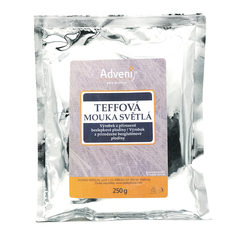 Teffová múka svetlá 250g Adveni