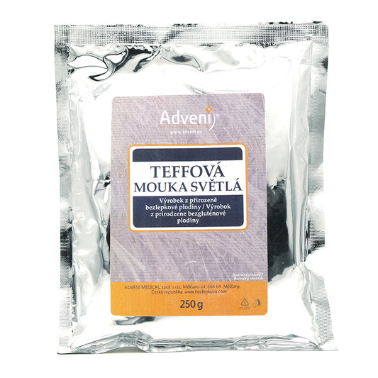 Teffová múka svetlá 250g Adveni