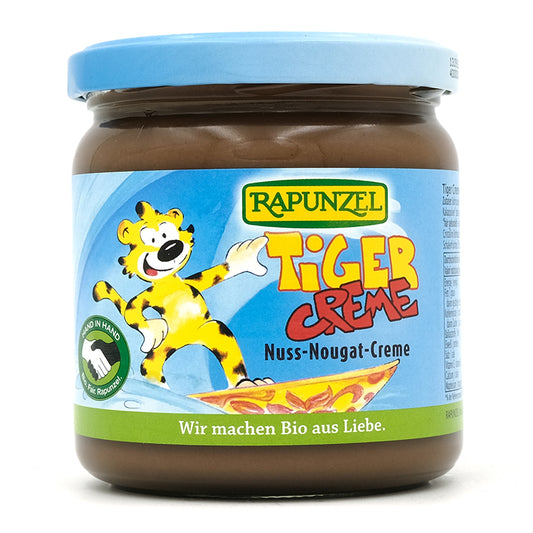 Tiger nátierka orieškovo-nugátová fairtrade bio 400g Rapunzel
