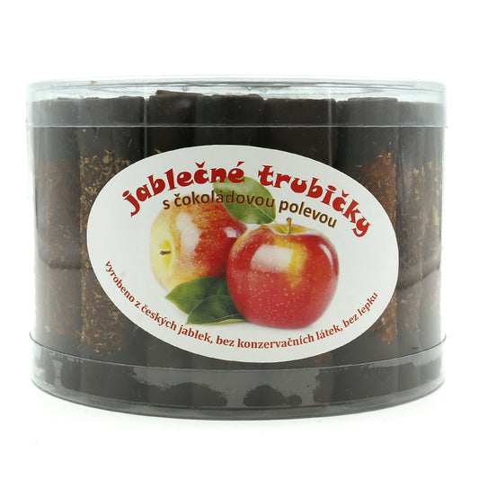 Jablkové trubičky s čokoládou v dóze 450g Trutna