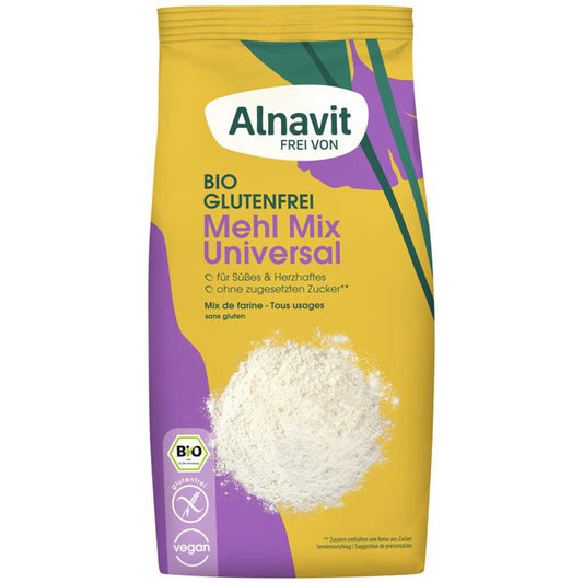 Univerzálna bezlepková múka zmes bio 500g Alnavit