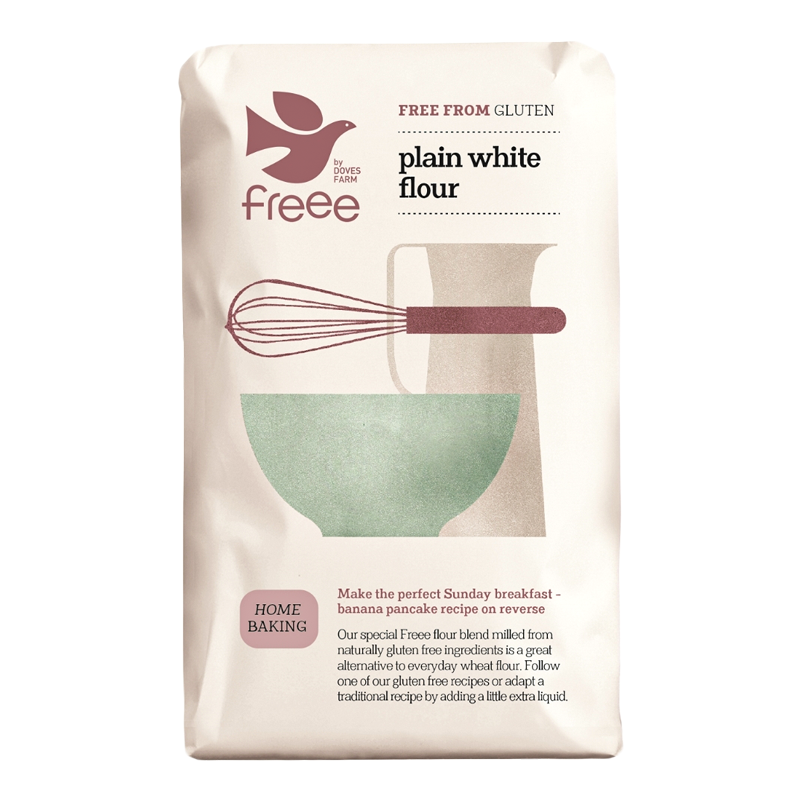 Univerzálna bezlepková zmes múk biela 1kg Doves Farm