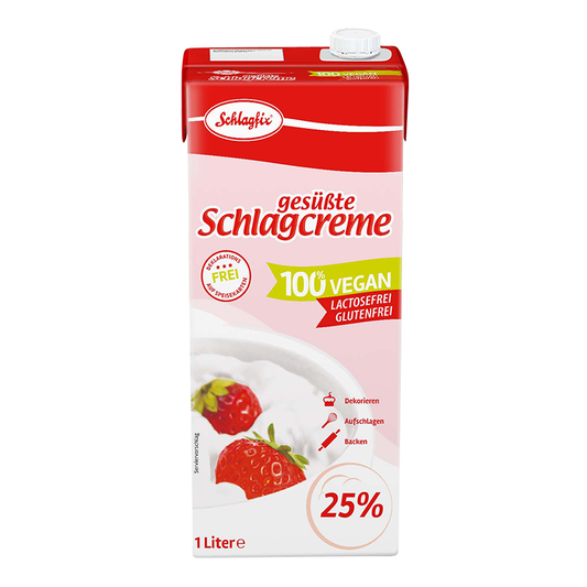Vegánska alternatíva smotany na šľahanie sladená 1l Schlagfix