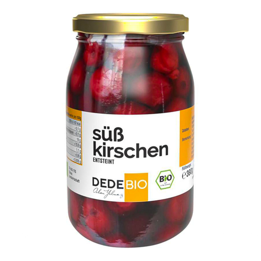 Zavárané čerešne vykôstkované bio 360g Dede