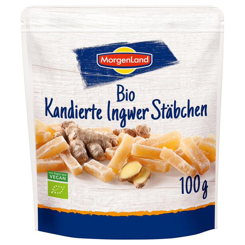 Zázvor kandizovaný bio 100g Bionebio