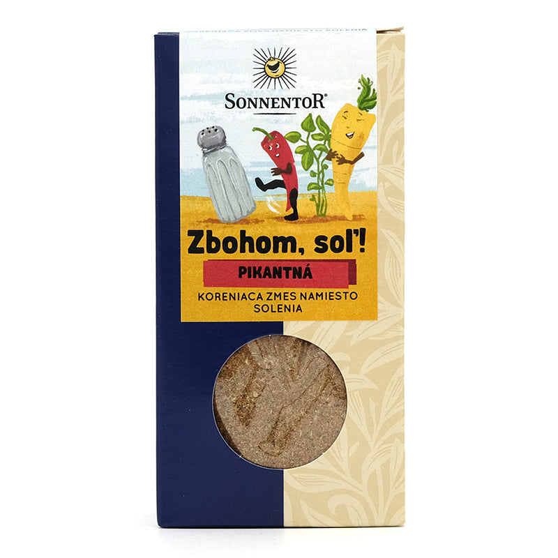 Zbohom soľ, korenie pikantné bio 50g Sonnentor