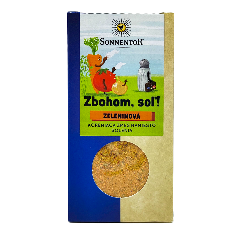 Zbohom soľ, korenie zeleninové bio 55g Sonnentor