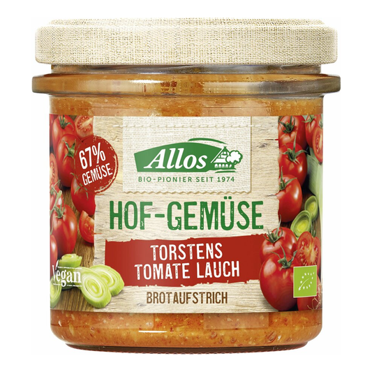 Zeleninová nátierka Torstens rajčina pór bio 135g Allos