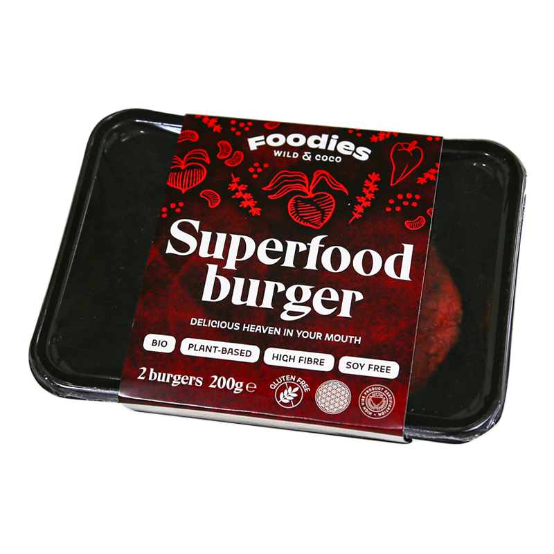 Zeleninový superfood burger chladený 2x100g Wild&Coco