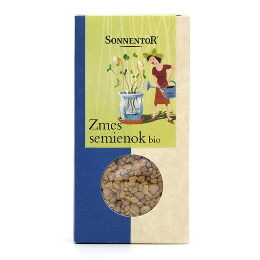 Zmes semienok (senovka, šošovica, reďkovka) na nakličovanie bio 120g Sonnentor